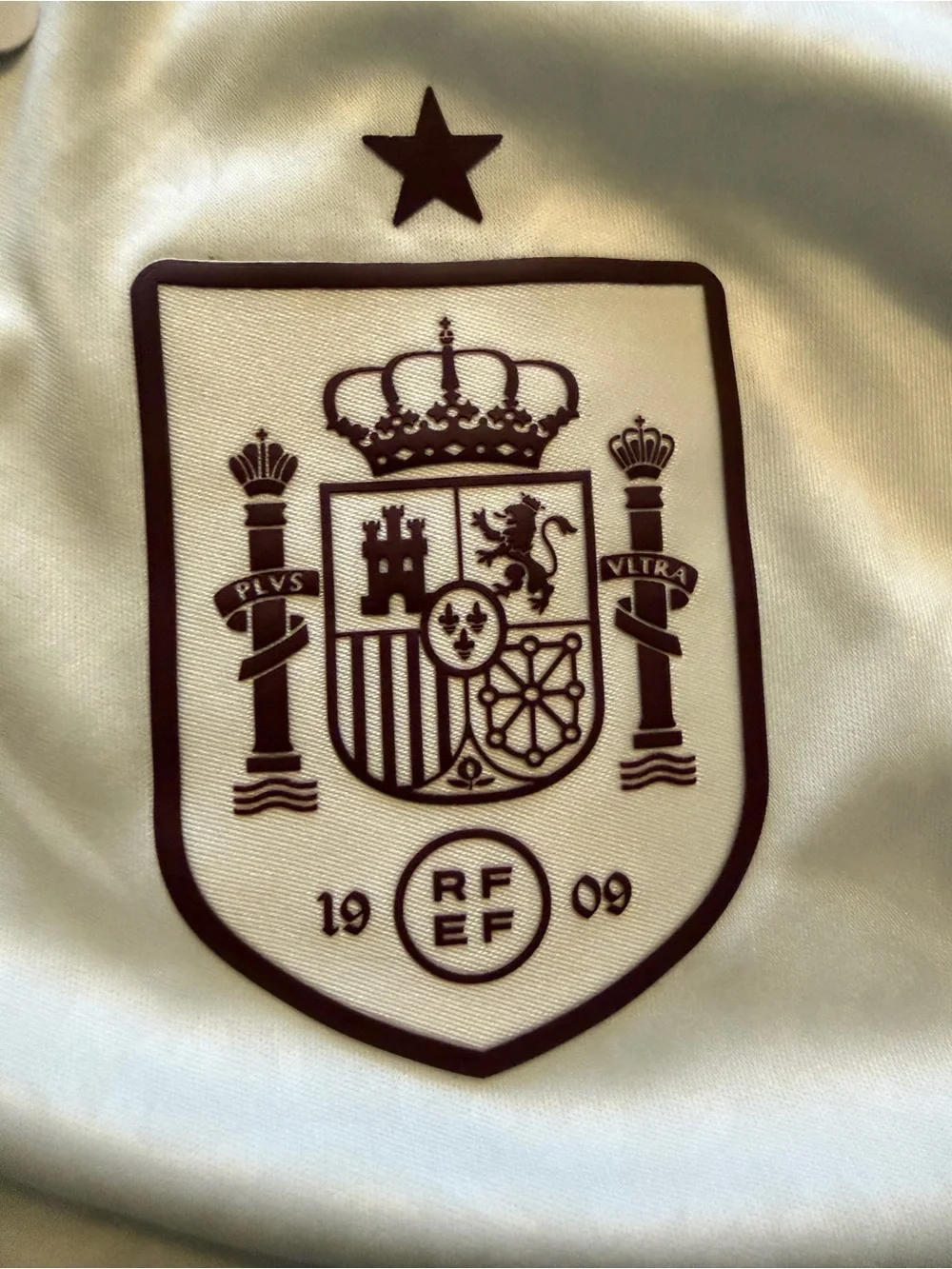 Adidas #19 Yamal Striker Soccer Jersey White and Maroon Spain World Cup 2026